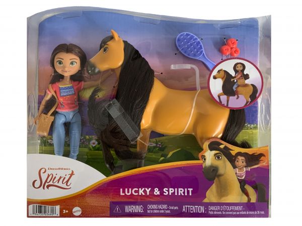 'Lucky &amp; Spirit' SPIRIT Horse and Rider Toy #2